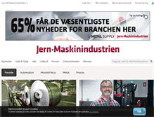 Tablet Screenshot of jernindustri.dk